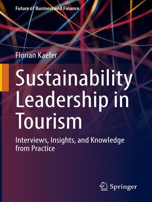 cover image of Sustainability Leadership in Tourism